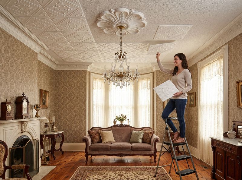 Paint the Tiles to Match the Room Three Years After Installation